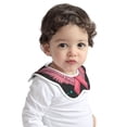 thumbnail image 2 of Hirioo Ribbon With Angel Wings for Baby Cotton Petal Bib Drool Bibs for Baby Boy Unisex, 2 of 9