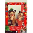 thumbnail image 1 of HTOOQ Set of 35 Christmas Photo Booth Props Christmas Photo Props Christmas Photo Frame Christmas Photo Booth Frame Christmas Party Supplies Christmas Party Games Christmas Party Favors - -, 1 of 7