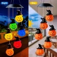thumbnail image 3 of Carillones Viento Ligeros Halloween Con Campanas Calabaza Oculares Impermeables, 3 of 9