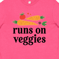 thumbnail image 4 of Inktastic Vegetarian Runs On Veggies Youth T-Shirt, 4 of 5