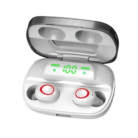 Wireless Earbuds 75hrs Bluetooth 5.3 Headphone Sport 2024 Bluetooth Earbuds Stereo Deep Bass Over Ear Bud with Earhooks ENC Noise Cancelling Mic IPX7 Waterproof Earphone