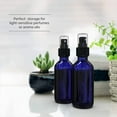 thumbnail image 3 of Culinaire 4oz Glass Spray Bottles for Essential Oils, Small Fine Mist Glass Bottle, Blue, Pack of 12, 3 of 6