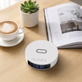 thumbnail image 4 of Fast Phone Charger, Bedside Clock with Wireless Charging Function, 15W Wireless Charger for Cell Phones, Digital Clock for Bedroom Nightstand, Multifunctional Abs Screen Charging, 4 of 5
