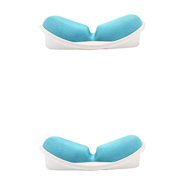 Guardoinrt PC Computer 3D Wrist Rest Silica Gel Hand Pillow Mouse Pad Laptop Desktop Anti -skid Mouse Pad blue 2Set