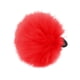 thumbnail image 1 of Sonducket Mujeres niñas lazos de pelo peludo Bola de soga pompón rojo, 1 of 6