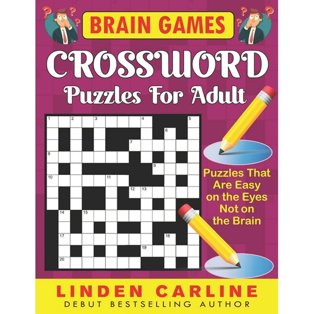 Brain Games Crossword Puzzles For Adult Puzzles That Are Easy On The Eyes Not On The