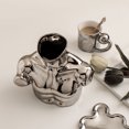 thumbnail image 1 of Florero de cerámica para el arte del cuerpo , escultura decorativa moderna de maceta pequeña para estantería, hogar, decoración de habitación, Plata 21.5 × 18.5cm Macarena Jarrón de arte corporal, 1 of 7