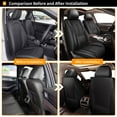 thumbnail image 7 of DIKSOAKR Car Seat Covers 2 Front Seat for Hyundai Venue 2020-2025: Seat Cover Faux Leather Breathable Waterproof Compatible Airbag (Black), 7 of 7