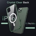 thumbnail image 4 of JETech Magnetic Case for iPhone 11 Pro Max 6.5-Inch Compatible with MagSafe Wireless Charging, Shockproof Phone Bumper Cover, Anti-Scratch Clear Back (Alpine Green), 4 of 7