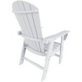 thumbnail image 3 of Portside Seashell Adirondack Plastic Outdoor Dining Chair, 3 of 9