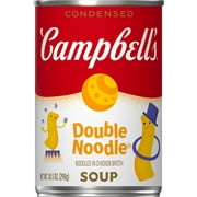 Campbells Condensed Kids Double Noodle Soup, 10.5 oz Can
