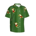 thumbnail image 2 of Soccer Players Hawaiian Shirts For Men, Summer Short-Sleeve Relaxed-Fit Button-Down Shirts Xx-Large, 2 of 9