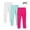 Hot Pink 2, variant on BRGZLK 3 Pack High Waist Thin Leggings for Girl Baby Fall Fashion Solid Color Ankle Length Athletic Yoga Pants Mint Green 6-7 Years