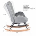 thumbnail image 3 of Sillón Relax Reclinable FurnitureR Sofá Individual para Salón Gris Moderno, 3 of 7