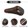 thumbnail image 4 of Unique Bargains Gear Shift Knob for Toyota 4Runner 2012-2021 Faux Leather Plastic Mahogany Pattern Black Brown, 4 of 6
