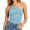 *Sky Blue, variant on VBVC Women's Asymmetrical One Shoulder Tank Top , Ladies' Double Strap Slim Fit Sleeveless Cami , Summer Y2K Going Out Fitted Shirt For Women,Black,S-2XL