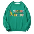 thumbnail image 2 of Mercatoo Second Grade Sweatshirts for Kids First Day of School Sweatshirt Boys Girls Back to 𝐒chool Crewneck Soft Hoodies, 2 of 6