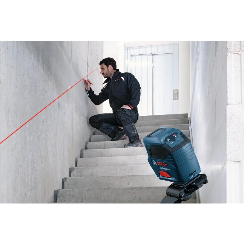 Bosch Gll 55 50 Ft Self Leveling Cross Line Laser Walmart Com