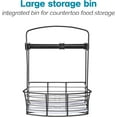 thumbnail image 4 of Polder Countertop Storage Bin with Paper Towel Holder, 4 of 8