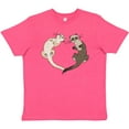 thumbnail image 3 of Inktastic Cute Ferret Heart Youth T-Shirt, 3 of 5