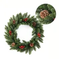 thumbnail image 2 of Christmas Wreath Front Door Window Hanging Garland Pine Cone Artificial Wreath Xmas Tree Ornaments 2024 Navidad Christmas Decor, 2 of 5