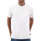thumbnail image 2 of Playera Henley Casual Moda Manga Corta Para Hombre Algodón, 2 of 7