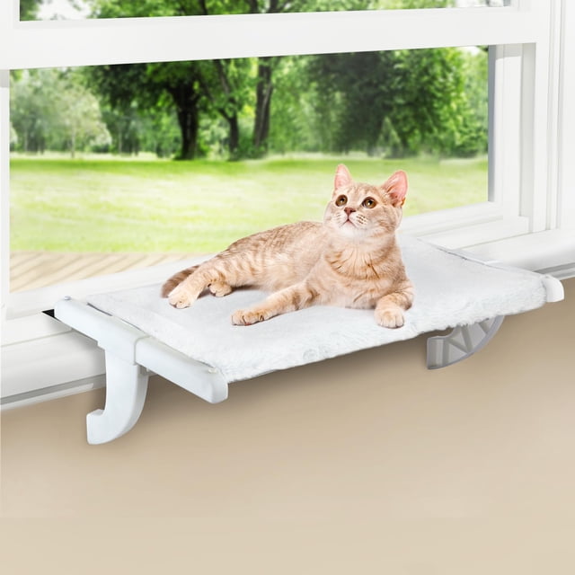 Percha para Gatos Zoratoo para Alféizar de Ventana para Gatos de Interior Grande