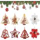 thumbnail image 1 of 8 Piezas Pequeños Colgantes de Navidad de Madera, Adornos de Árbol de Navidad 3d Decoración Colgante de Madera, Decoración de Árbol de Navidad de Madera, Decoración de Navidad de M, 1 of 5