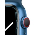 thumbnail image 3 of Restored Apple Watch Series 7 45MM Blue Aluminum Case GPS + Cellular Abyss Blue Sport Band (Refurbished), 3 of 3