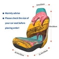 thumbnail image 3 of Pofeuu Melting Banana Fantasy Print Automotive Car Seat Covers Flat Cloth Full Set Seat Covers,Car Seat Covers front seats for Cars Trucks and SUVs, 3 of 5