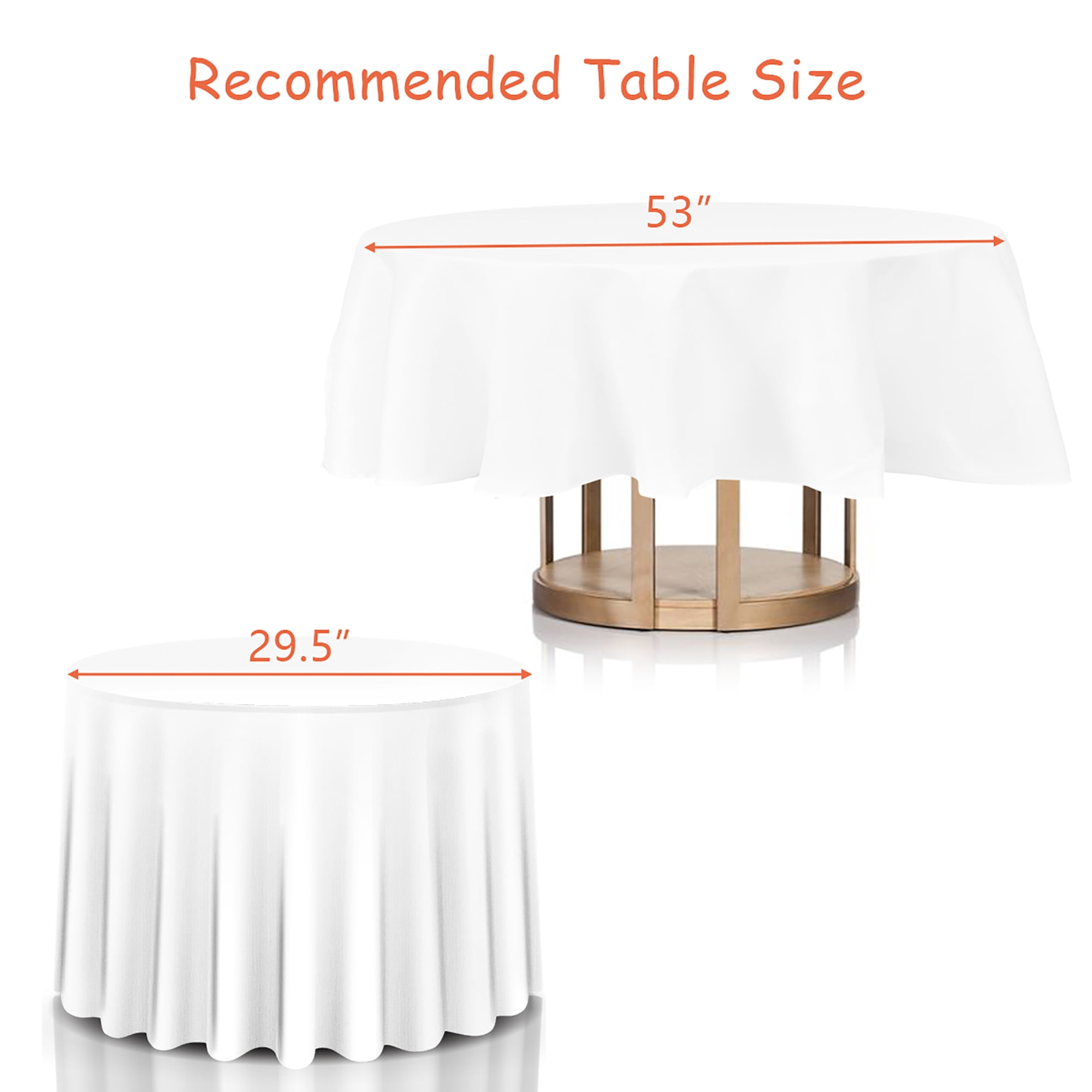 Costway White Fabric 90 display picture 1