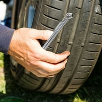 MUSEYA Portable Silver Pencil Tire Pressure Gauge for Cars Atv Motorcycles Accurate Reading