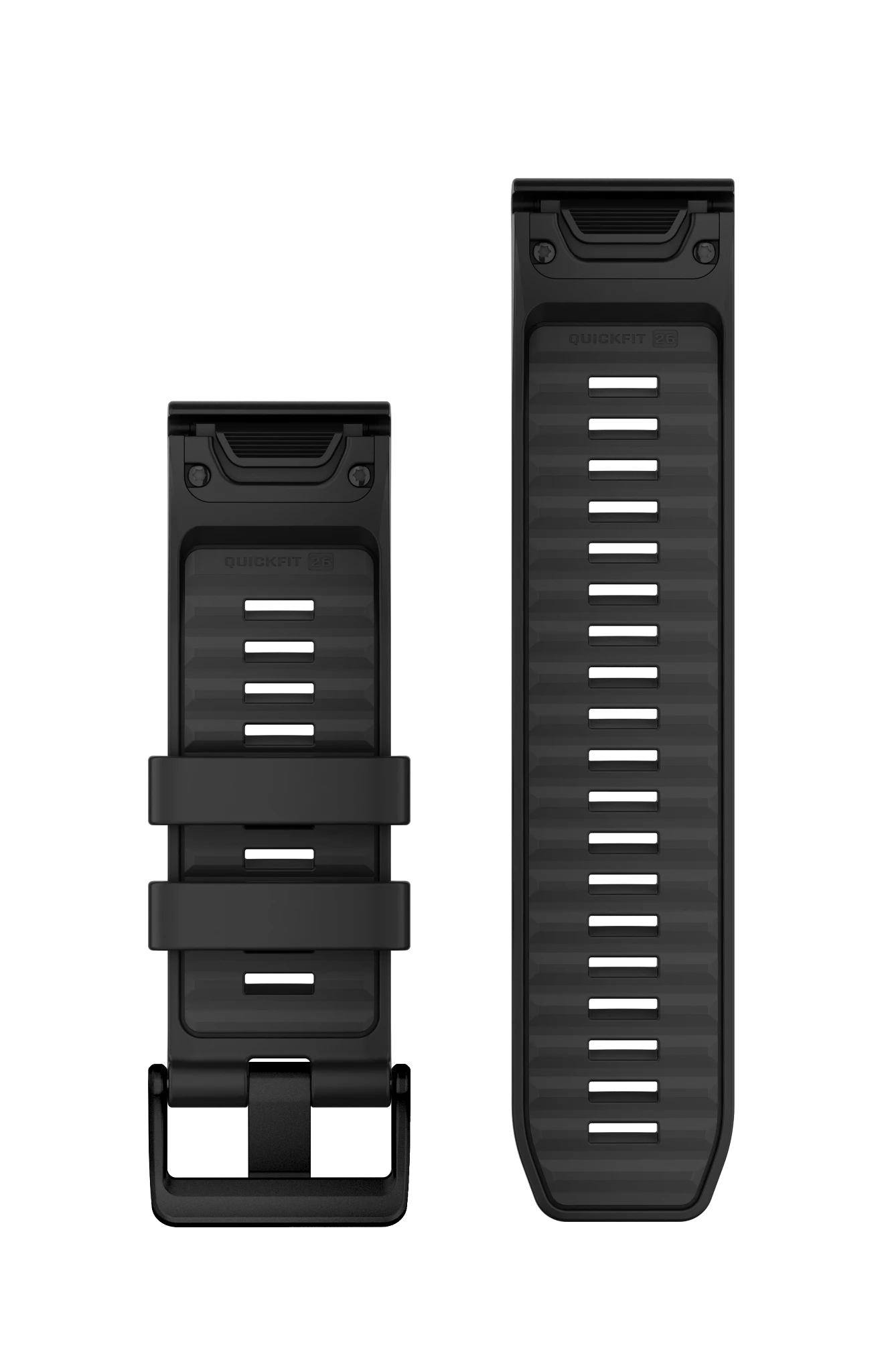 GARMIN Silicone Wristwatch Bands, 22 mm, 1 Count, 010-13392-02 Quickfit, Black