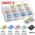 thumbnail image 3 of Scienceny 800 Uds. Conectores de cable de sellado de soldadura-conectores a tope de soldadura termorretráctiles-Kit de conector de soldadura-cubierta Vehículos, repuestos y accesorios Mis No.01 Scienceny VI3827-01B, 3 of 6