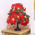 thumbnail image 1 of JR-Christmas Flower Artificial Big Red Flower Decoration 18L Big Red Flower Tree Light,DCL29, 1 of 7