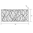 thumbnail image 6 of HomeStock Tuscan Temptations Black And Silver Metal Infinity Rectangular Wall Decor, 6 of 10