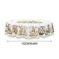 thumbnail image 3 of Sokhug Easter Tablecloth Bunny & Egg Print Waterproof 60x60in For Spring Dining Kitchen Party Decor C, 3 of 6