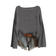 thumbnail image 2 of Asxite Toddler Tops Long Sleeve Sweatshirt Casual Loose Solid Crew Neck Fall Winter, 2 of 7