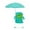 Green, variant on Kuntesetty Kids Beach Chairs Outdoor Seating with Umbrella Easy to Carry Baby Camping Chair Red