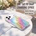 thumbnail image 2 of For iPhone 14 Pro Max Phone Case,Support For Mag-Safe,Luxury Bling Gilded Starry River Pattern Back Design,Ultra Slim Shockproof Anti-Scratch Drop Protection,Non-Slim Thin Phone Case,C, 2 of 17