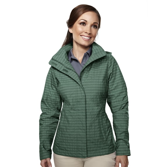 Tri-Mountain Inverness 8023 Mini Plaid Rain Resistant Jacket, X-Large, Evergreen