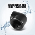 thumbnail image 4 of 2 Pcs 90 Degree Fitting Adapter, G1/4 Thread Male to FemaleElbow Extender Connectorfor PC Water Cooling System, 4 of 7