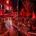 thumbnail image 2 of Music Red String Lights with Motion Sensor Controller, 100 LED Christmas Decoration Light, Flashing Waterproof for Indoor Outdoor Christmas Tree Party Yard, 2 of 5