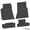 Black w/ Purple Insert, variant on Flextread Floor Mats for 08-10 Dodge Challenger RWD - Mopar Licensed Factory Fit - Black w/ Challenger Insert - Custom Vintage - 100% Made in USA