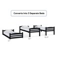 thumbnail image 4 of Better Homes & Gardens Tristan Triple Twin Convertible Floor Bunk Bed, Black, 4 of 13