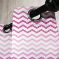 thumbnail image 3 of Ambesonne Pale Pink Grommet Curtain, Twisted Parallel Lines, 50" x 108", Magenta White, 3 of 6