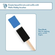 Hello Hobby 4 Piece Foam Paint Brush Set, 1