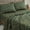 Snowflakes, variant on Printed Holiday 4pc Sheet Sets, Easy Care, Soft & Wrinkle-Resistant Bedding, Holly Trees - Twin Bed Size