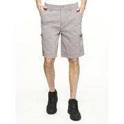 WearFirst Men's Cargo Shorts, Light Gray 32