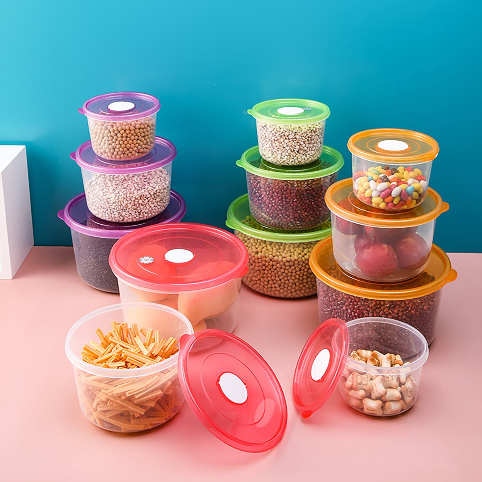 Cheers US 3pcs/Set Food Storage Containers with Lids, Meal Prep